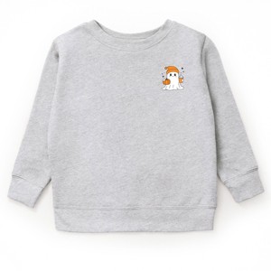 The Juniper Shop Ghost Pumpkin Spice Sparkle Youth Sweatshirt - 1 of 2