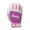 Franklin Sports Youth Tee ball Flex Series Batting Gloves - White/Pink - XS - 2 of 2