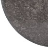 vidaXL Table Top Black Ø23.6"x1" Marble - 4 of 4