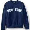 Lands' End Women's Serious Sweats Relaxed Long Sleeve Crew Neck Sweatshirt - 3 of 3