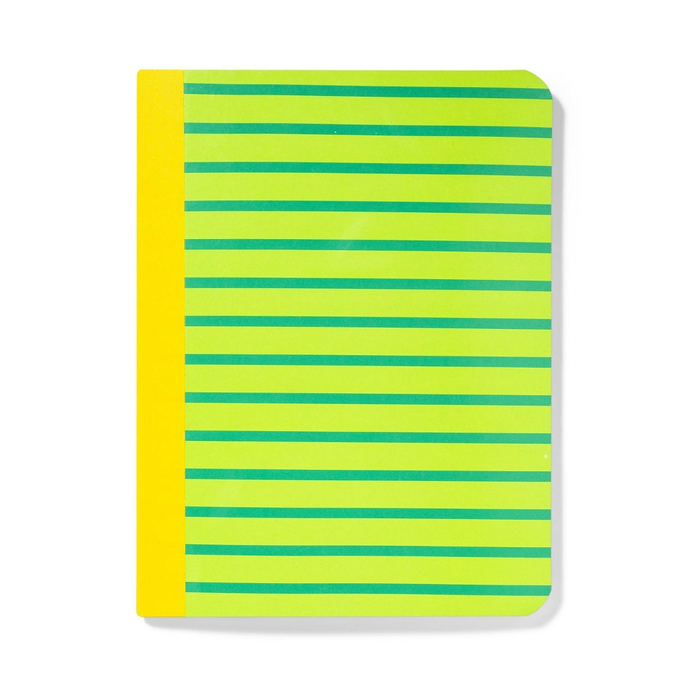 80 Sheets Composition Notebook College Ruled Green - up & up (6-Pack)