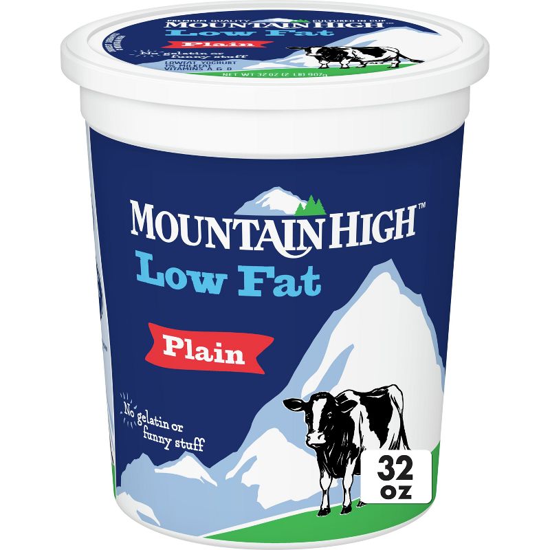 Mountain High Plain Low Fat Yogurt - 32oz, 1 of 9
