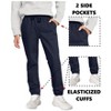 Jumpstart  Boy's Slim Fitting Cotton Stretch Classic Twill Joggers-3 Pack - 3 of 4