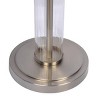 VYNXARIA 63"H Nimbus Brushed Nickel Floor Lamp with 3-Way Rotary Switch Clear Glass Body Metal Base - 4 of 4