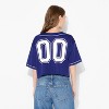 Women's Game Day Cropped Elbow Sleeve V-Neck Athletic Jersey - Wild Fable™ - 3 of 3