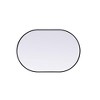 Elegant Lighting Metal Frame Oval Mirror 27x40 - 3 of 4