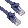 SANOXY Cables and Adapters; 10ft Cat6a 600 MHz UTP Snagless Ethernet Network Patch Cable, Purple - 3 of 3