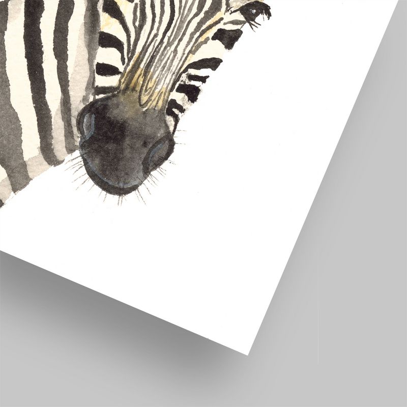 Americanflat Animal Minimalist Zebra By Cami Monet Poster, 5 of 7