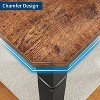 CuisinSmart 78.7" Farmhouse Dining Table for 6-8 People - Rustic Industrial Kitchen Table with Sturdy Metal Frame & Chamfered Corners - 4 of 4