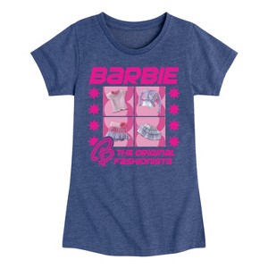Girls' - Barbie - Original Fashionista Fitted Short Sleeve Graphic T-Shirt - 1 of 4