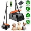 iMountek "Pooper Scooper Kit for Dogs – Heavy Duty Rake, Swiveling Bin, Extra Long Handle, 35 Waste Bags" Black - 4 of 4