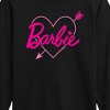 Boys' - Barbie - Barbie Arrow Heart Logo Long Sleeve Graphic T-Shirt - 2 of 4
