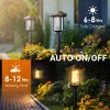Gigalumi 8-Pack Solar Pathway Lights, IP65 Waterproof Outdoor Garden Lighting with Warm White Glow for Walkways, Yards, Patios - 3 of 4