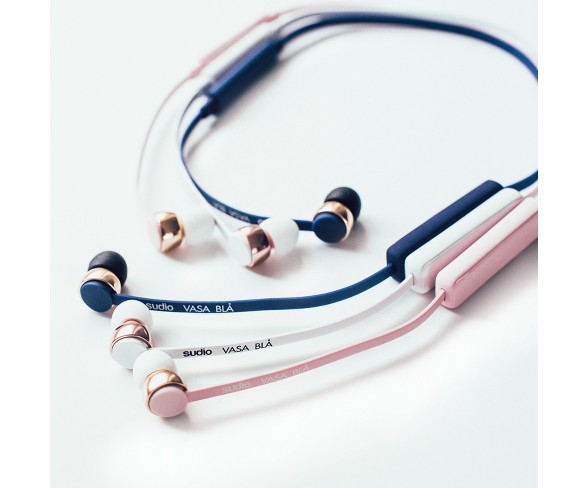 Sudio Vasa Bla Wireless Bluetooth In-Ear Headphones with Microphone - White