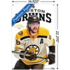 Trends International NHL Boston Bruins - David Pastrnák Feature Series 24 Unframed Wall Poster Print Clear Push Pins Bundle 14.725" x 22.375" - 3 of 4