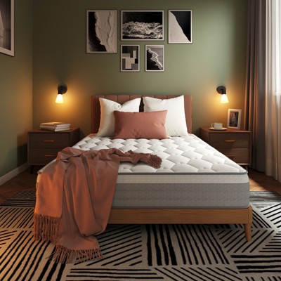 Swedrea Hybrid Mattress Medium  Bed-in-a-Box White