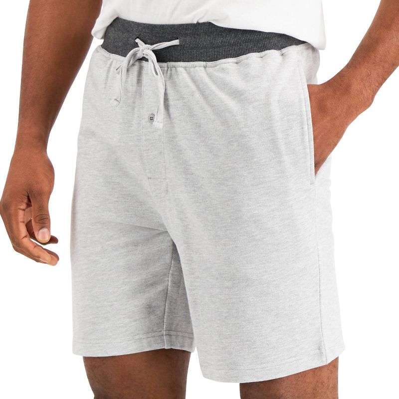 Hanes Premium Men's 9" French Terry Pajama Shorts 2pk, 5 of 8