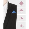INSPIRE CHIC Men's Polka Dots Business Tuxedo Wedding Pocket Squares Handkerchief - 3 of 4