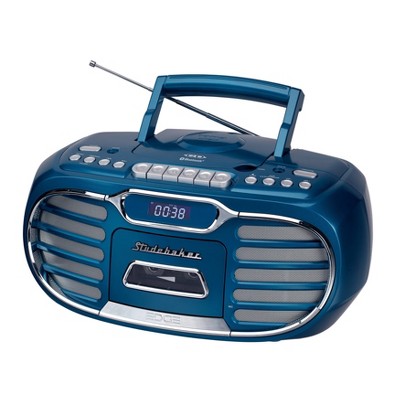 Boombox Portable Rétro Avec Lecteur Cassette - Bluetooth 5.0, Radio FM/AM, Support SD/USB - Haut-parleurs Stéréo Puissants