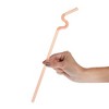 Okuna Outpost 200 Pck Plastic Extra Long Straws for Birthday Party, 13 Inch Disposable Drinking Straws for Cocktails, 4 Rainbow Colors - 3 of 4