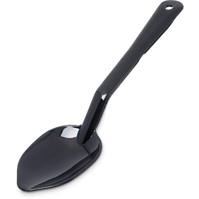 Carlisle 441003 Serving Spoons, 11-Inch, Polycarbonate, Black (Pack of 12)