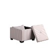Ore International Tufted Storage Ottoman - 3 of 4