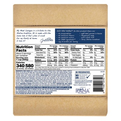 Rana Single Serve Meat Lasagna - 12oz, 2 of 9