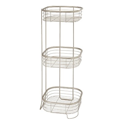 3 Tier Forma Shower Shelf Square - iDESIGN