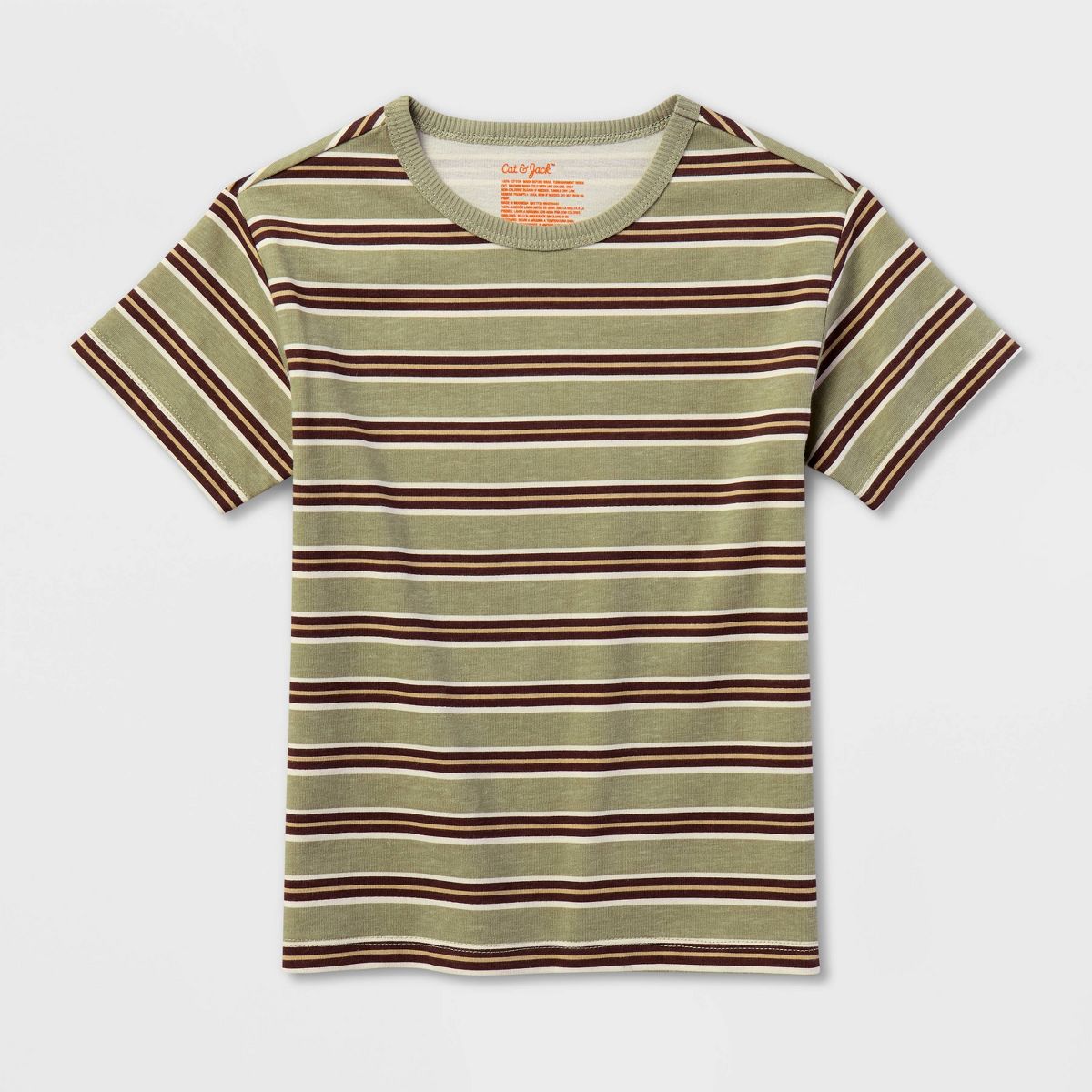 Toddler Boys' Short Sleeve Striped Relaxed Fit T-Shirt - Cat & Jack™ - thumbnail 5