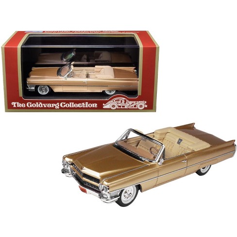 1964 Cadillac Deville Convertible Firemist Saddle Tan Limited Edition 220 Pieces 1 43 Model Car By Goldvarg Collection