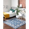 Unique Loom Boston Collection Area Rug - Floral - 3 of 4