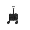 DOMETOUR Lightweight Folding Beach Wagon with Wheels - Heavy Duty Utility Cart for Grocery, Camping, Shopping, Sports, Garden - Large Capacity - Black - 2 of 4