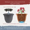 Bloem Ariana Round Resin Planter Pot Indoor and Outdoor Gardening - 4 of 4