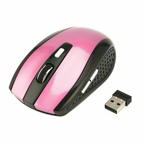 2.4GHz Wireless Optical Mouse – 4 Buttons, Adjustable DPI, Silent, With USB Receiver For PC Laptop