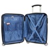 World Traveler Dejuno Compact 20" Carry-on Luggage with Laptop Pocket - 3 of 4