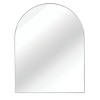 Okak Minimalism Arched Bathroom Mirror, Vanity Mirror with Aluminum Frame, Arched Mirror for Bathroom, Living Room, Bedroom - 4 of 4