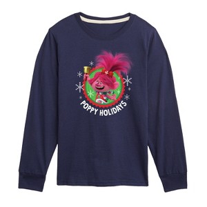 Boys' - Trolls - Poppy Holidays Long Sleeve Graphic T-Shirt - 1 of 4