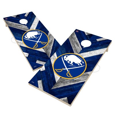 NHL Buffalo Sabres 2'x4' Solid Wood Cornhole Board