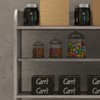 51.1" Large Wooden Cat Litter Box Enclosure | Storage Shelves | Hidden Design | Modern Indoor Cat Cabinet for Organized Storage & Odor Control - 3 of 4