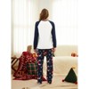 PATPAT Family Christmas Pjs Matching Sets Holiday Jammies Sleepwear Christmas Pajamas for Family Xmas Outfits with Socks - 3 of 4