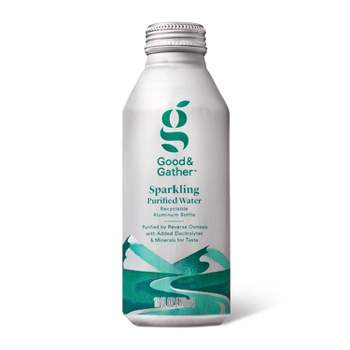 Sparkling Purified Water + Electrolytes - 16 fl oz Aluminum Bottle - Good & Gather™