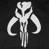 Mens Star Wars The Mandalorian Mythosaur Logo Pull Over Hoodie - 2 of 4