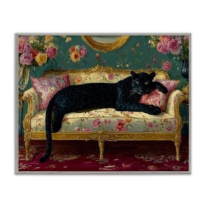 Stupell Industries Opulent Interior Panther Framed Giclee Art - 1 of 4
