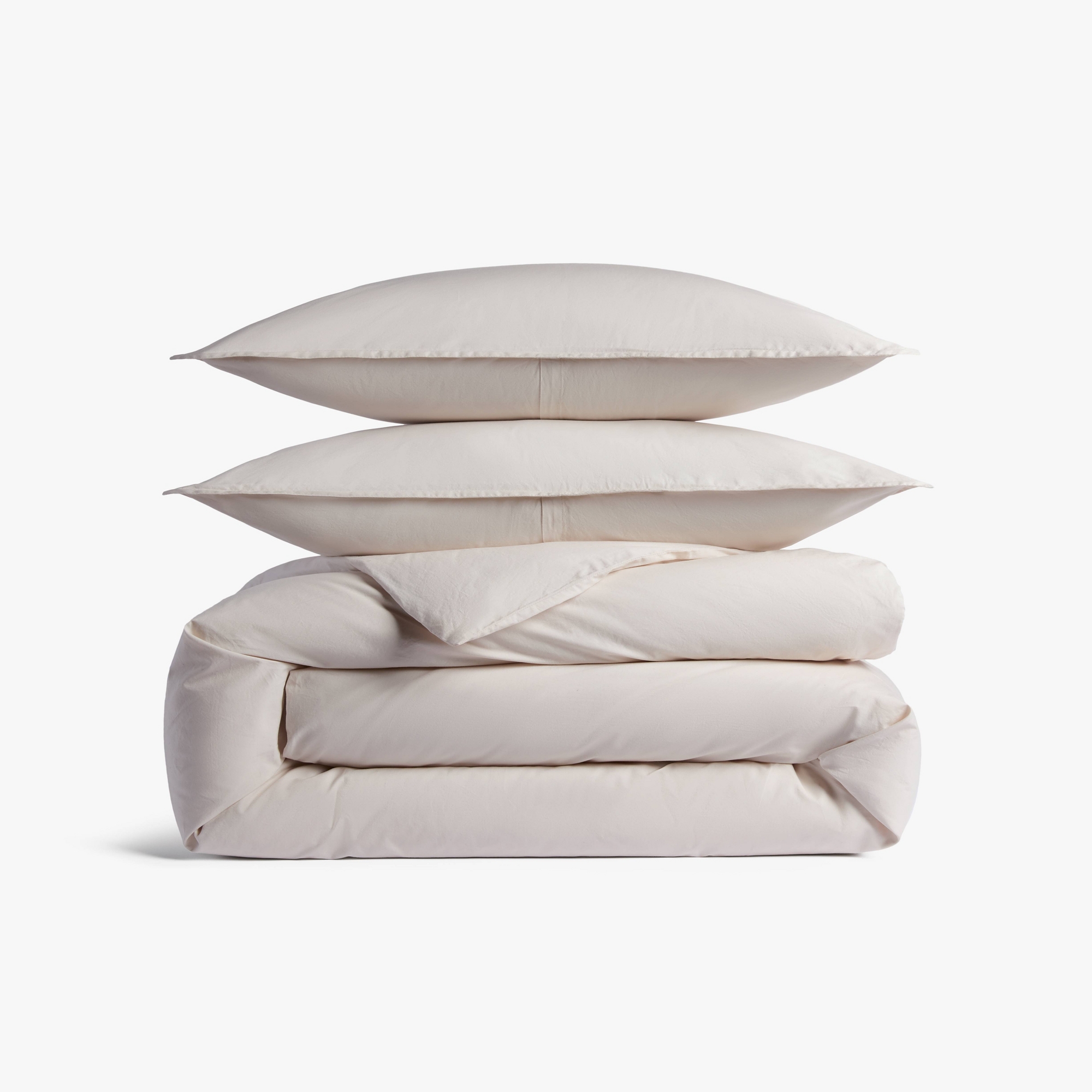 Casual Organic Cotton Duvet Cover & Sham Set Parchment - Parachute for Target