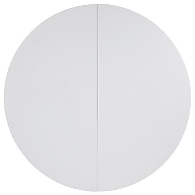 70.9" Round Gray Metal Folding Table with Powder Coated Legs