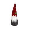 Evergreen Plush Gnome with Sequin Hat Table Decor, Set of 2 - 4 of 4