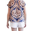 Women's Vicki Short Sleeve Top - Never a Wallflower - 3 of 4