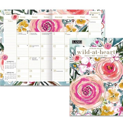 2022 Monthly Planner 13 Month 8.5"x12" Wild at Heart - Lang
