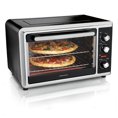 Hamilton Beach Countertop Oven with Convection & Rotisserie 31105D: Toaster Oven, 1500W, Freestanding, Dishwasher-Safe Parts