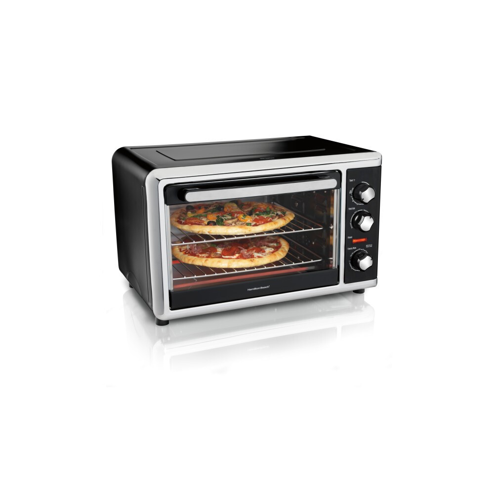 Hamilton Beach Countertop Oven with Convection & Rotisserie 31105D: Toaster Oven, 1500W, Freestanding, Dishwasher-Safe Parts